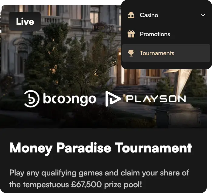 Harry Casino Money Paradise Tournaments
