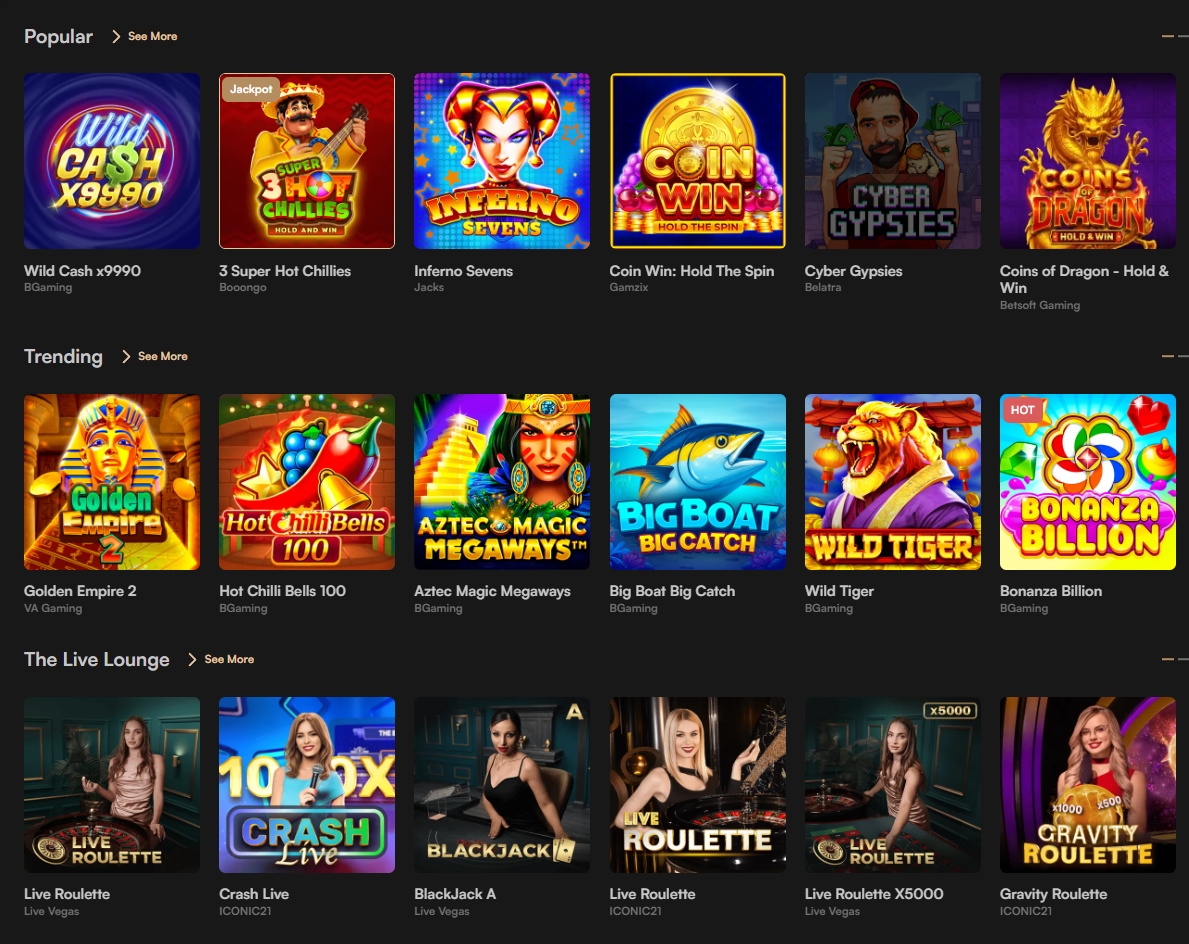 slots at harry casino